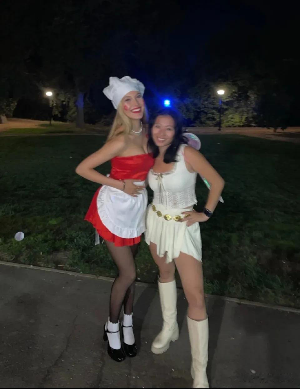 谷爱凌万圣节的cosplay，
她在模仿谁？
这也太到位了！