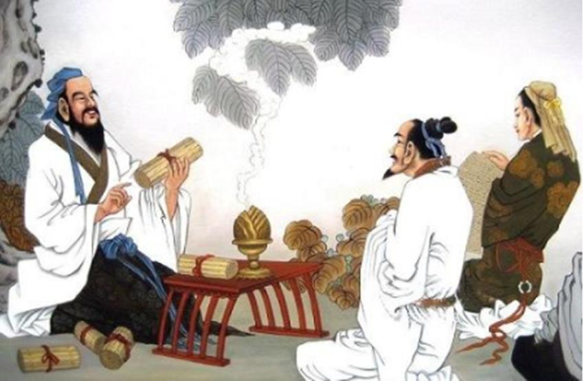 孔子在齐国（临淄）的活动（前517年，35岁）——
 
1. 赴齐背景
- 鲁国
