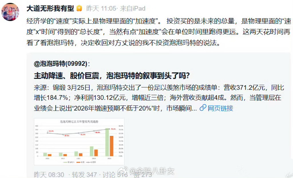 段永平后悔了，决定收回不投资泡泡玛特的说法