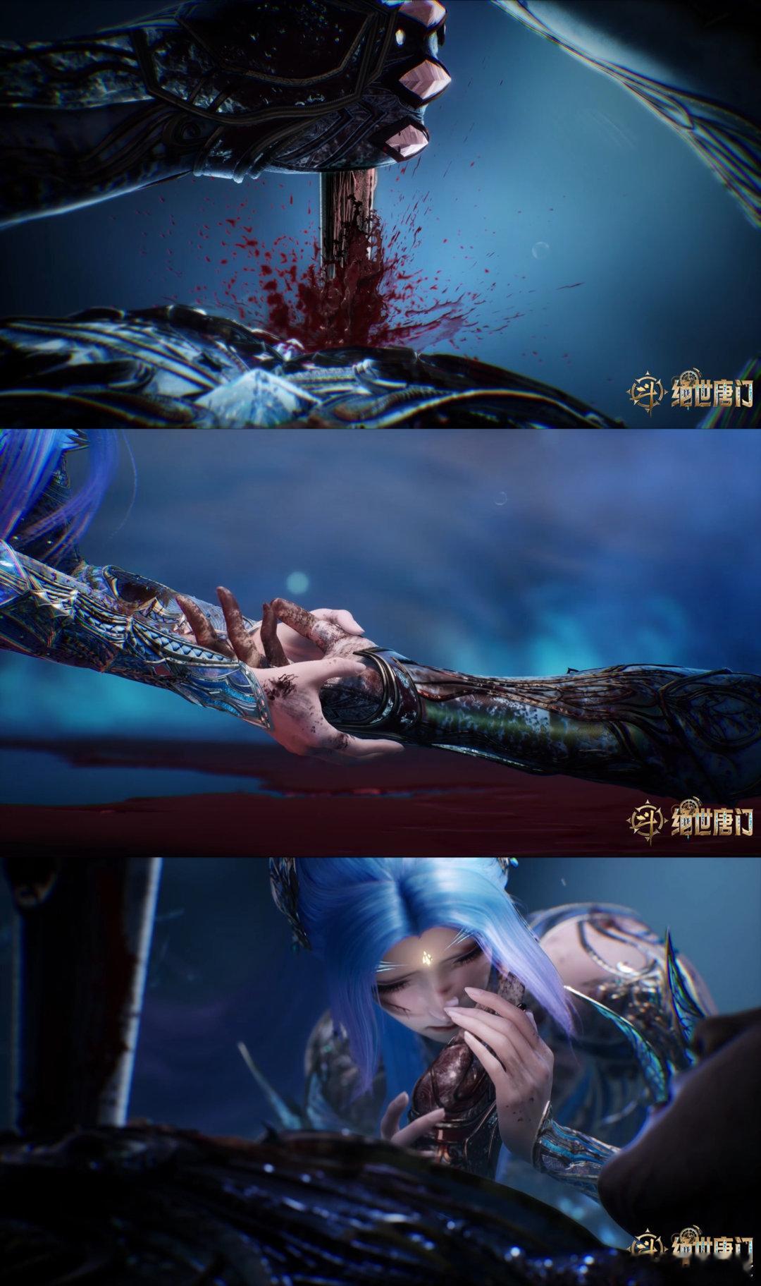 斗罗2你是懂怎么虐观众的 被九刀十八洞虐到了！霍雨浩护唐舞桐的决心，每一刀都藏着