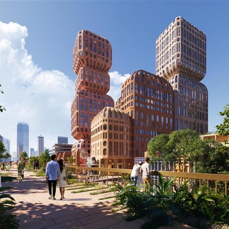 建筑设计｜酒店综合体。By officialheatherwickst...