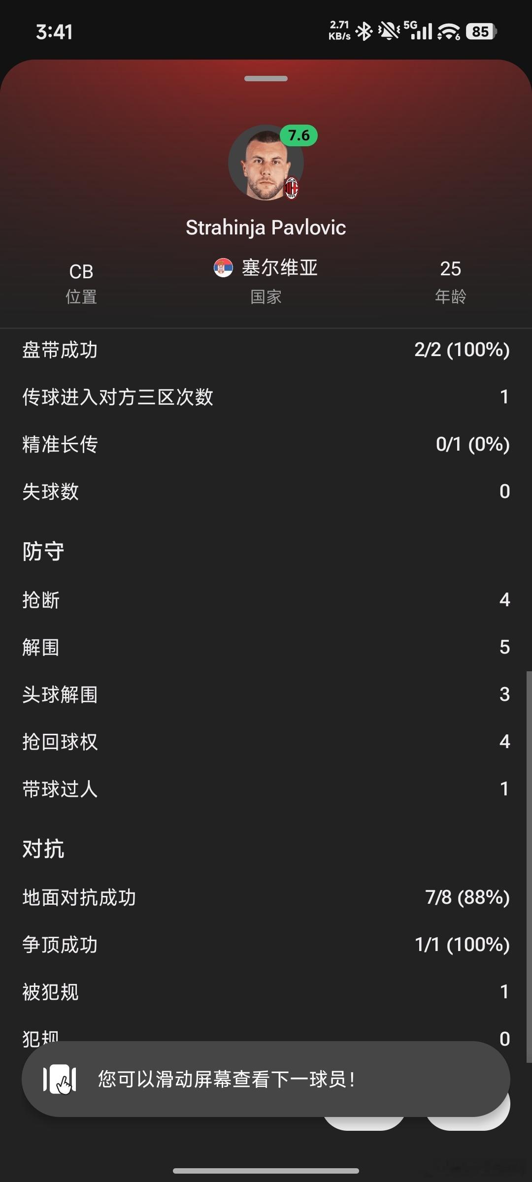 这上半场创造不出机会呀，莫雷拉完全懵逼状态，帕夫是战神。AC米兰[超话] ​​​