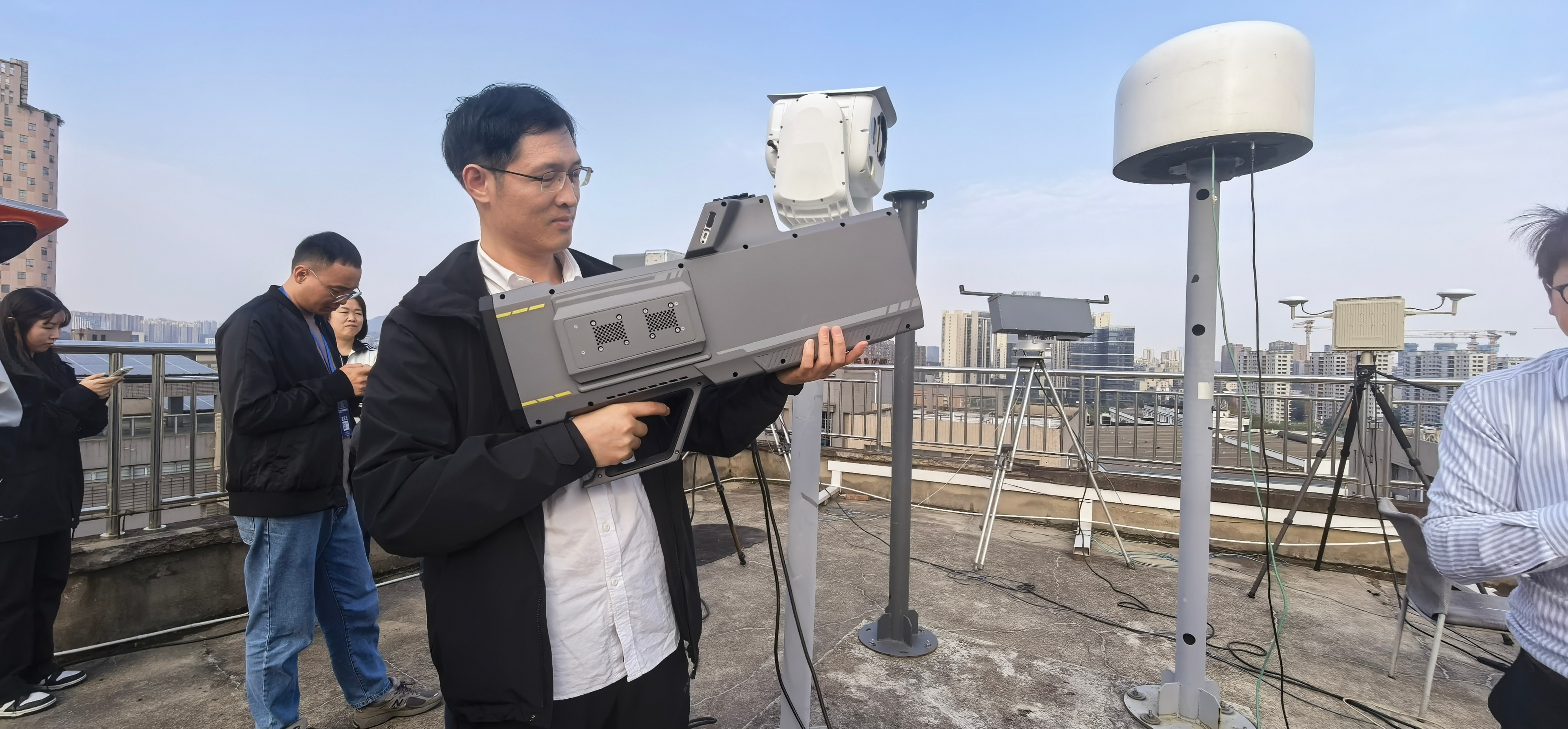 有人认识这个“枪”是用来干什么的吗？这是前几天参加行思中国”国情研修(湖南行)，