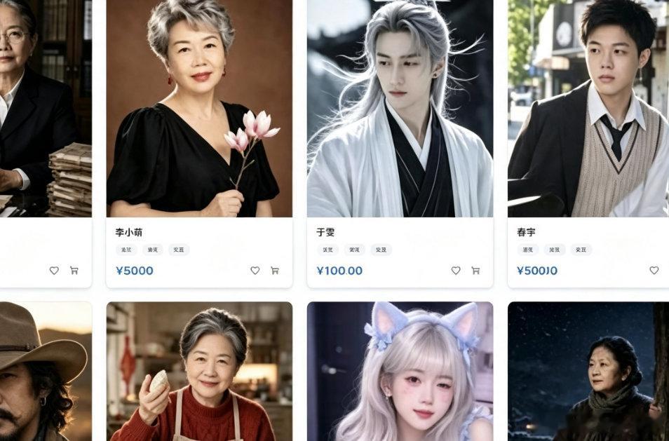 【AI短剧催生线上卖脸交易市场】人脸授权交易最高售价700美元8月3日消息，随着