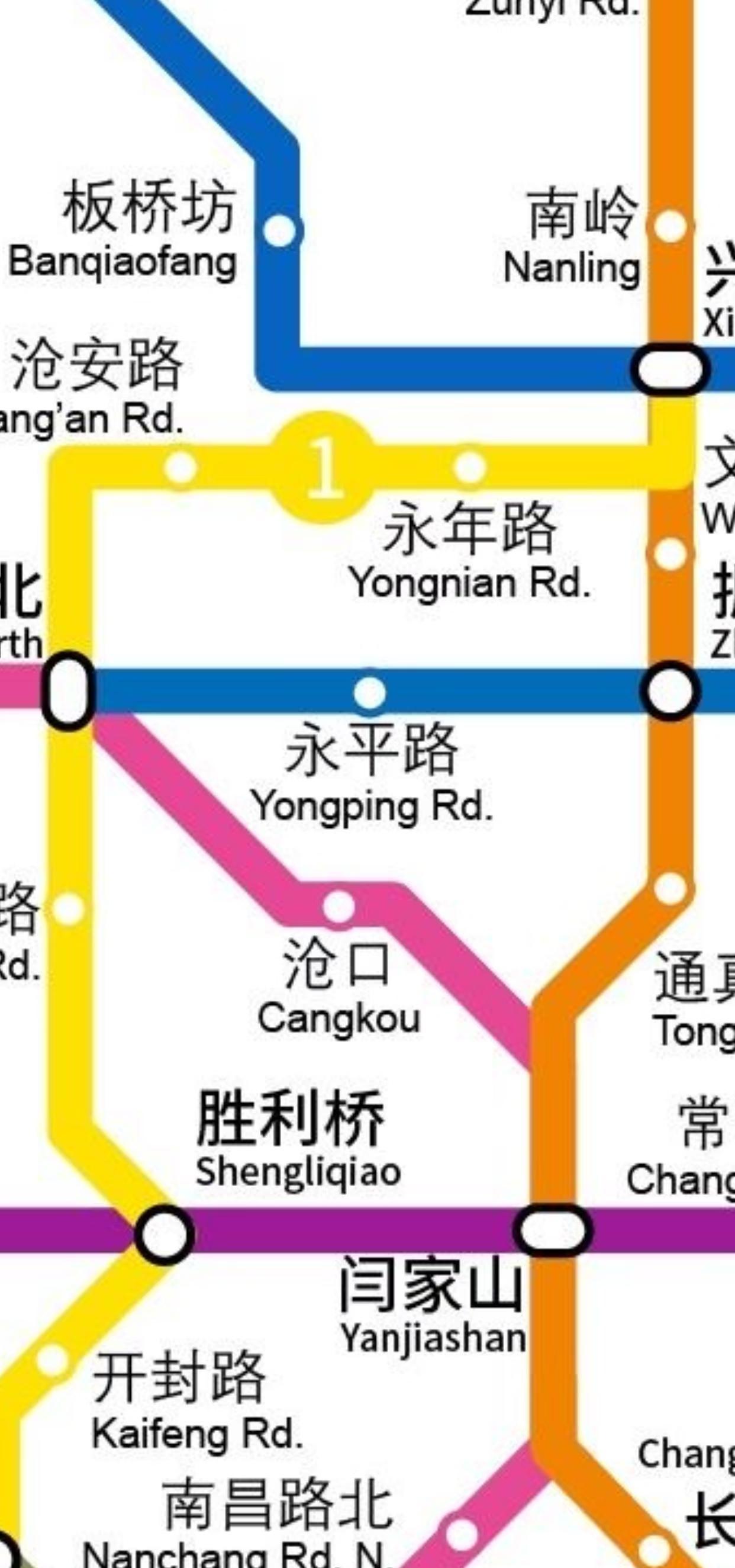 青岛地铁2050年一号线