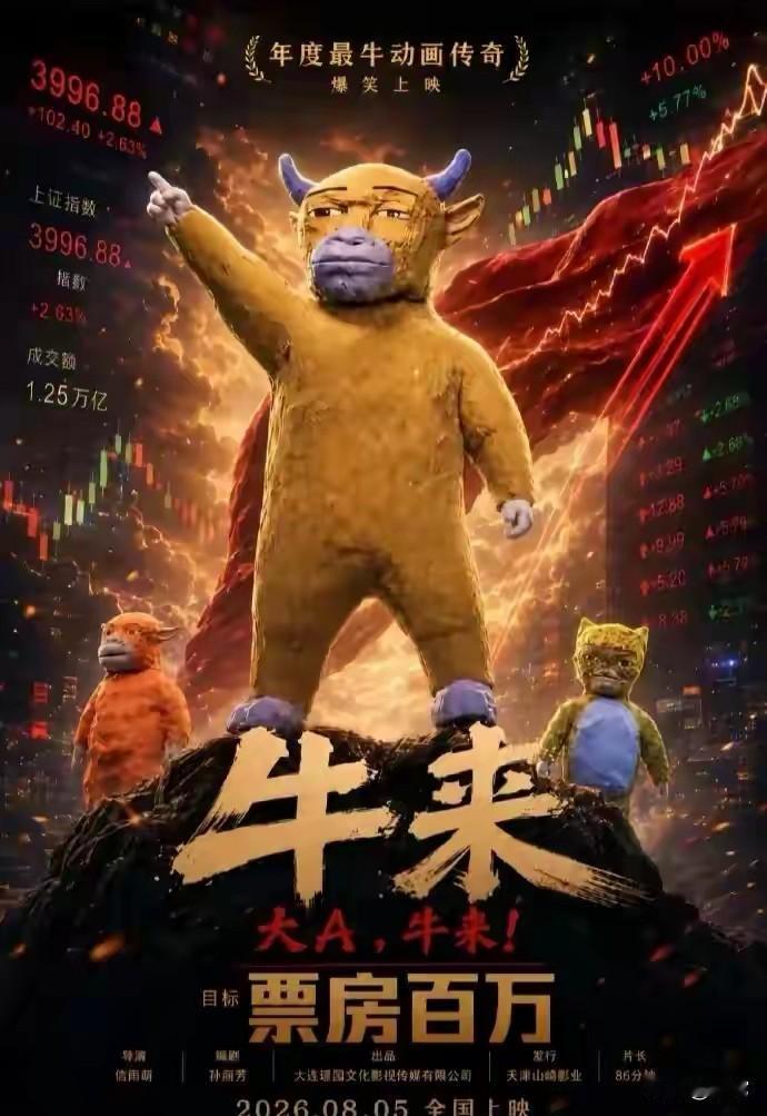 一个小装修公司小老板和他妈，导演和配音，靠自己手搓五年的动画片《牛来》各地影院上