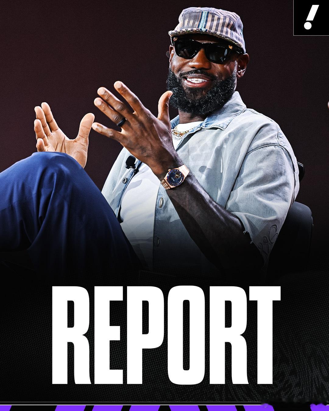 据《The Athletic》记者消息：勒布朗·詹姆斯正与ESPN接近达成协议，