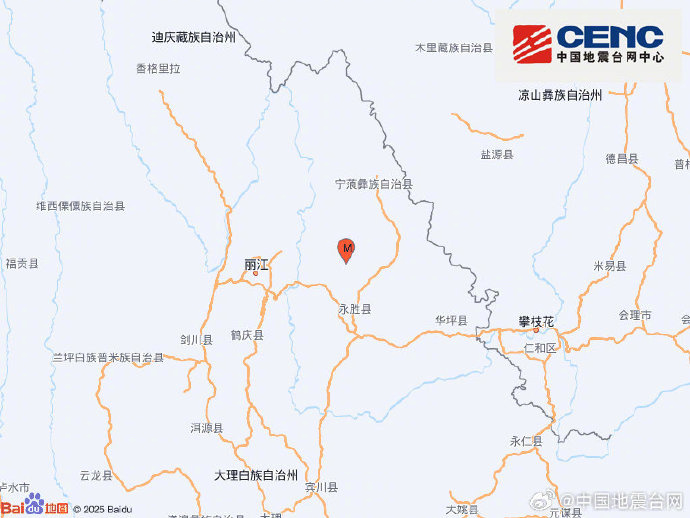 丽江宁蒗发生3.1级地震【丽江宁蒗3.1级地震】中国地震台网正式测定：07月20