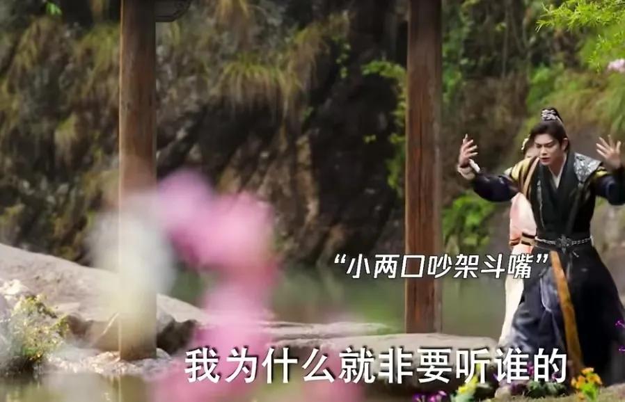 《永夜星河》
慕声和凌妙妙吵架斗嘴，慕声说自己为什么非要听别人的，凌妙妙听到后不