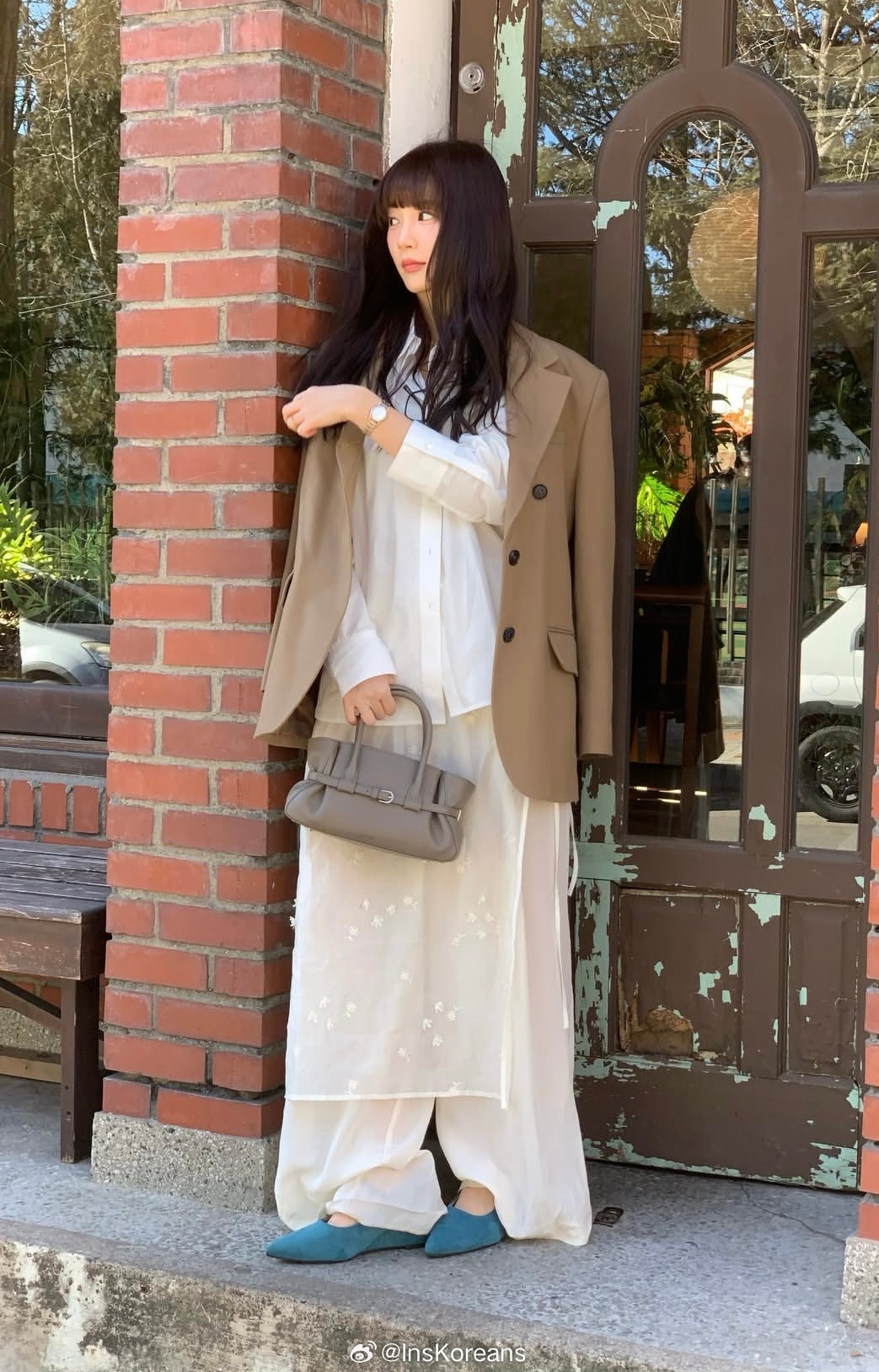 穿搭分享 连续更新第2752天韩国时尚女生日常搭配周末来啦韩系穿搭超能新星汇新星