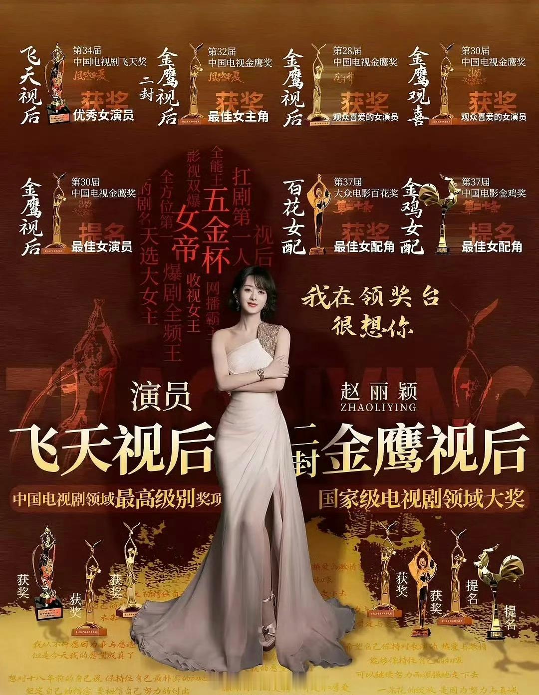 赵丽颖实绩图🈶，这成绩在内娱85🌹里算什么水平？ ​​​