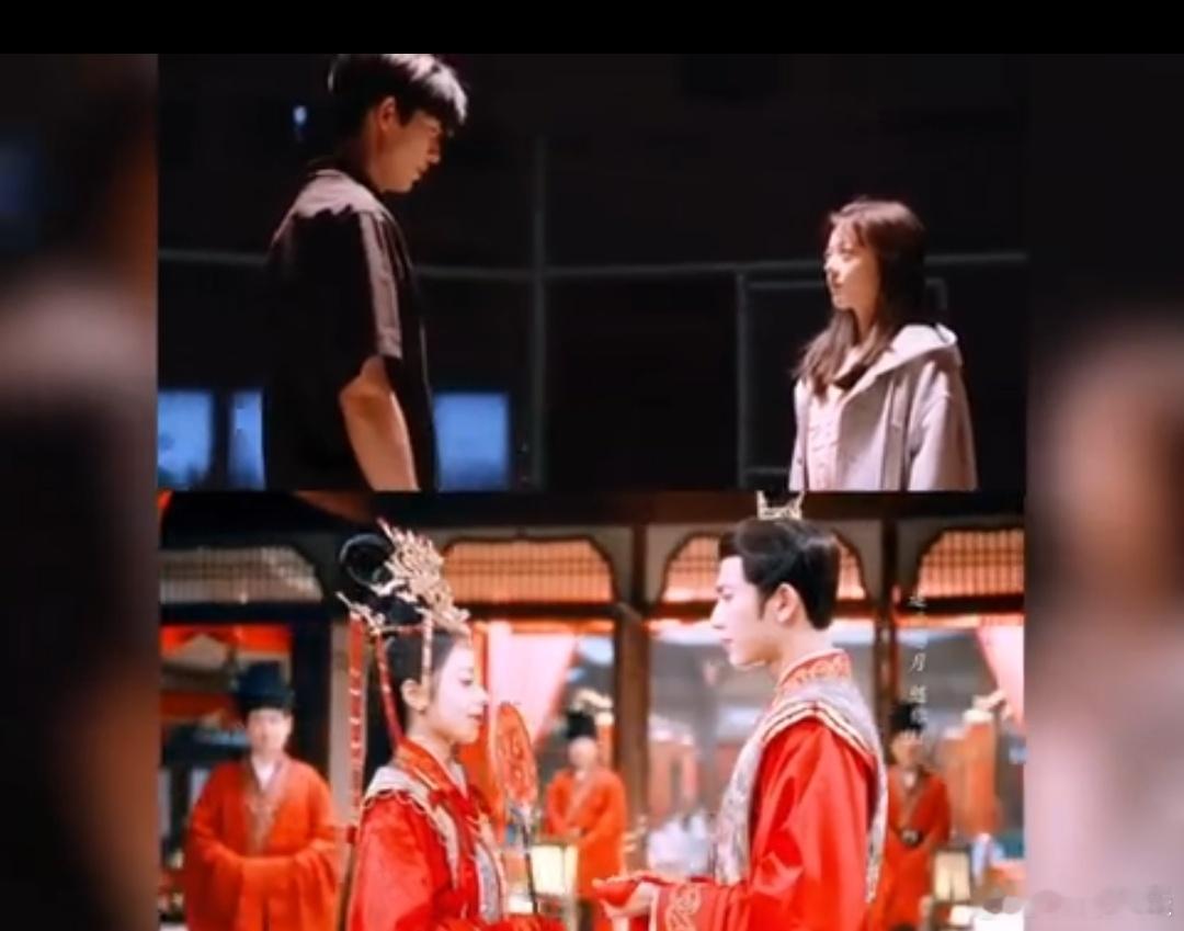 这次二搭两个人里有两个人是自愿的 今夕赫夕这对 CP 也太配了吧！张凌赫赵今麦二