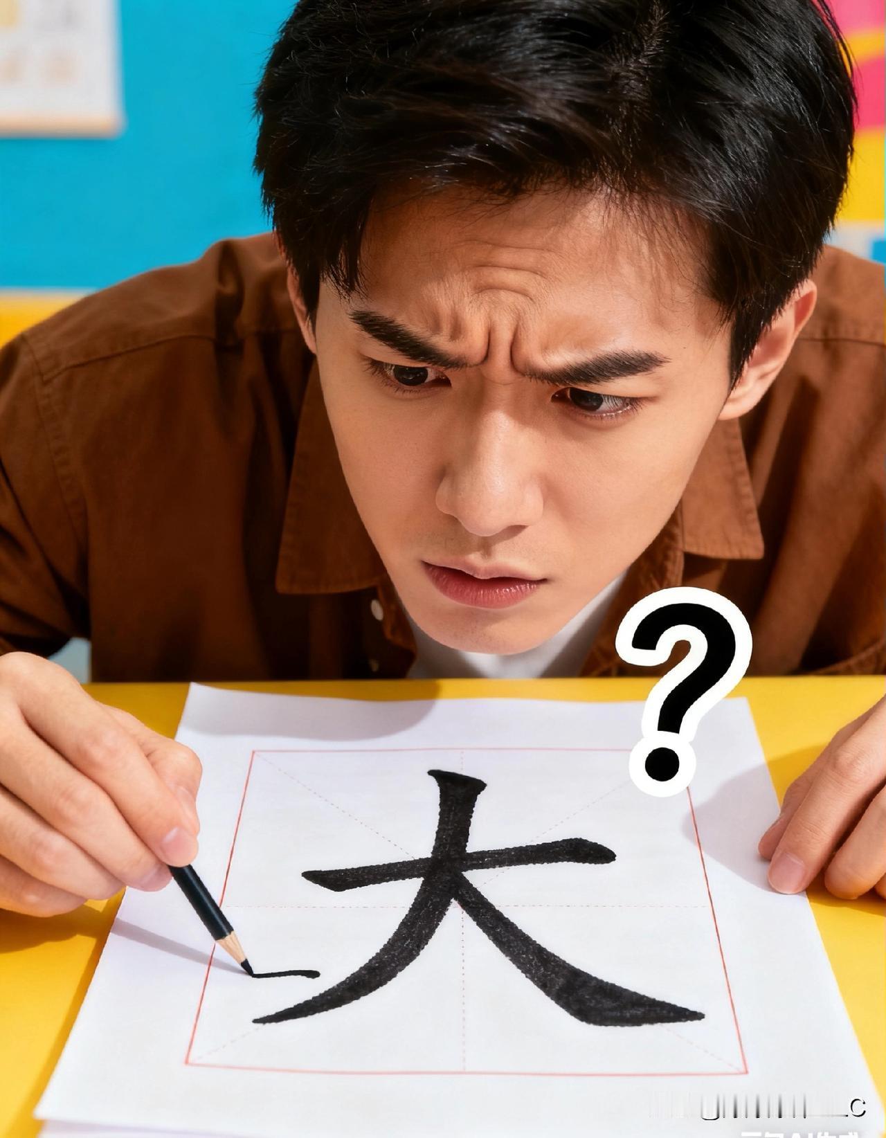 刚才刷到个问题，“大”字加一笔最先想到啥？我脑子里第一反应居然是“天”，就那种不