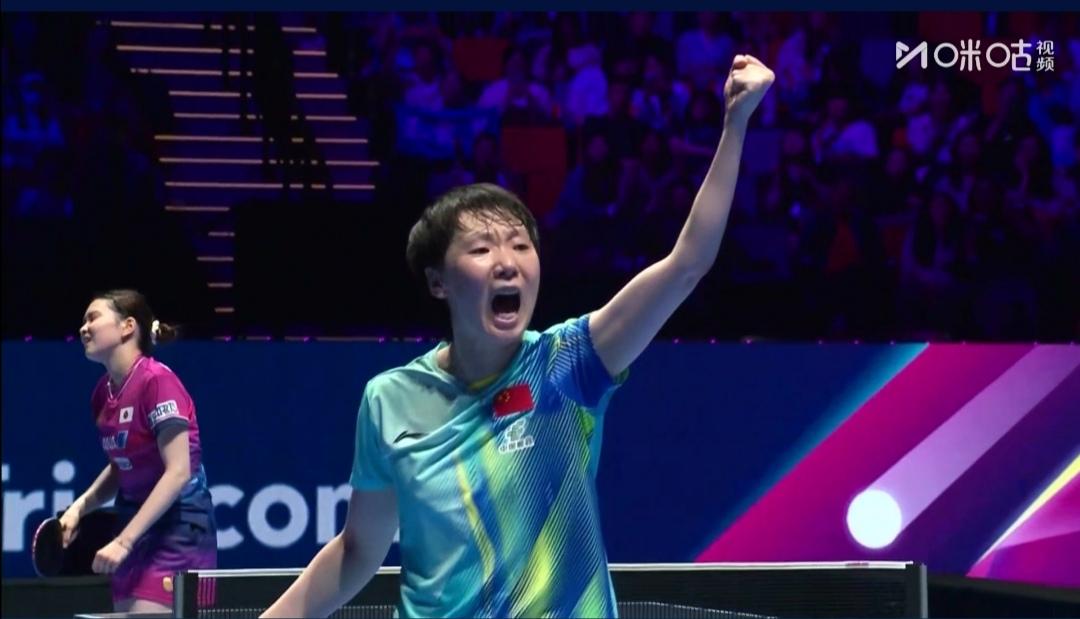 王曼昱4：2胜日本桥本帆乃香，挺进半决赛！


澳门世界杯女单1/4决赛
4/4