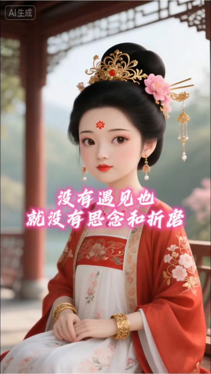 如果没有遇见你，就没有思念和折磨。
如果没有遇见你，也就没有现在的思念和折磨。也