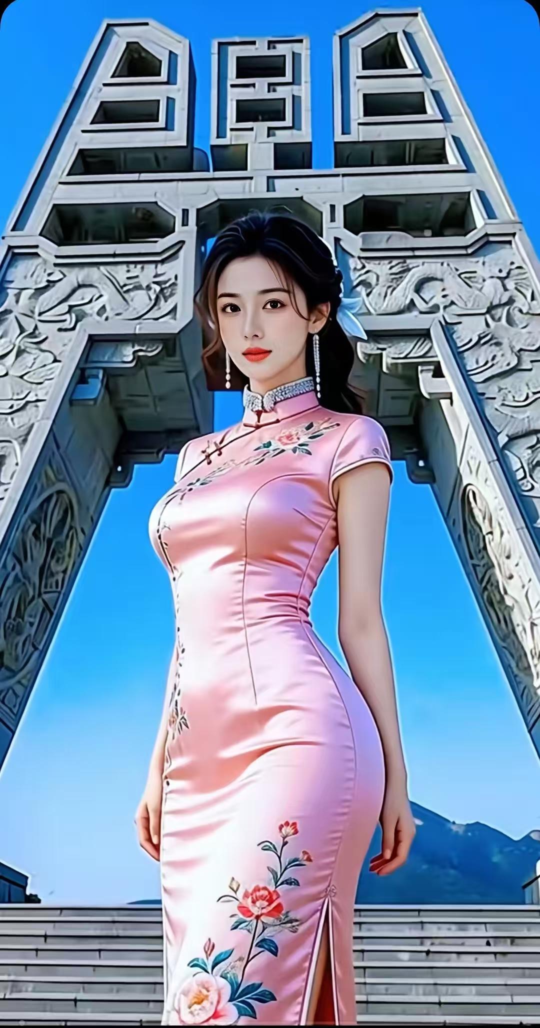 金字经·粉衣映楼
粉衣楼台映，
绣花朵朵盈。
珠领晖光日色明。
惊，翠簪风里倾。