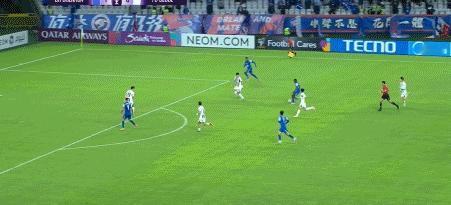 上海申花vs首尔fc  路易斯门前轻松推射建功，申花2-0锁定胜局！ ​​​