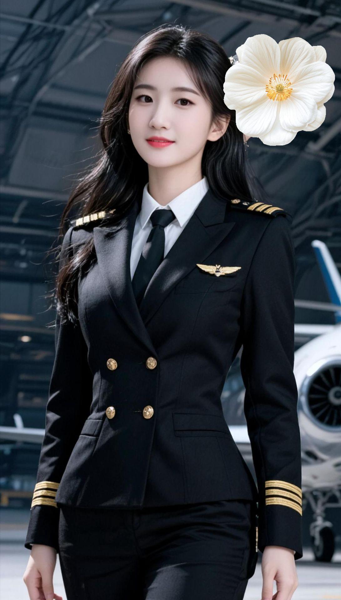 AI机长制服写真组