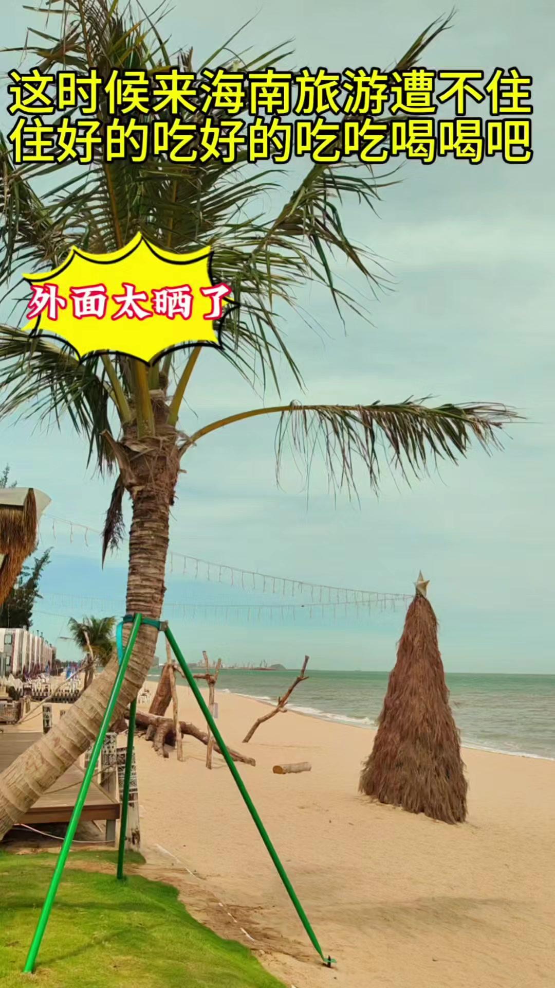 这时候来海南旅游，户外逛景点实在遭罪，太阳太晒容易晒伤，待不住一会儿就得躲回屋里