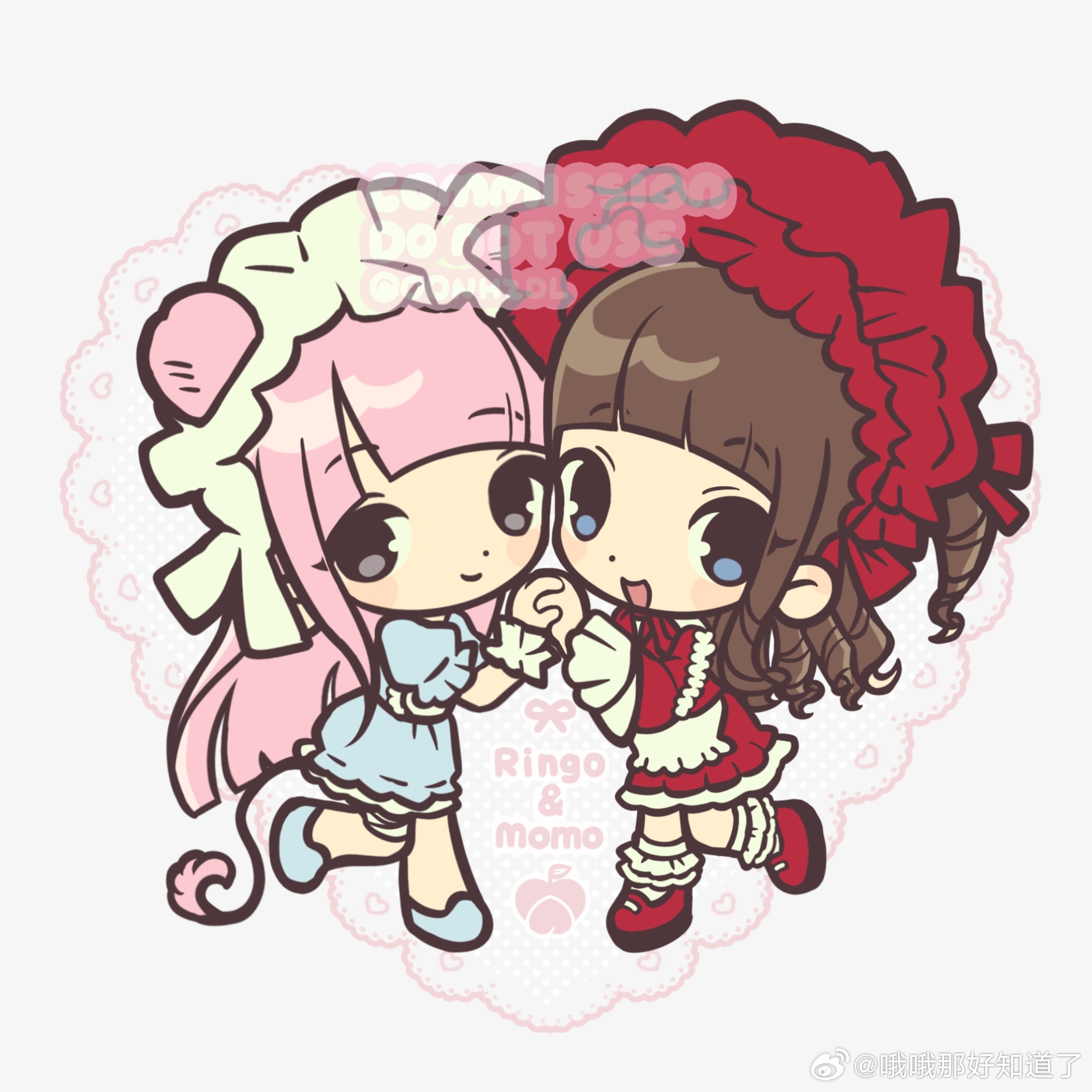 给朋友们画的也没传过 