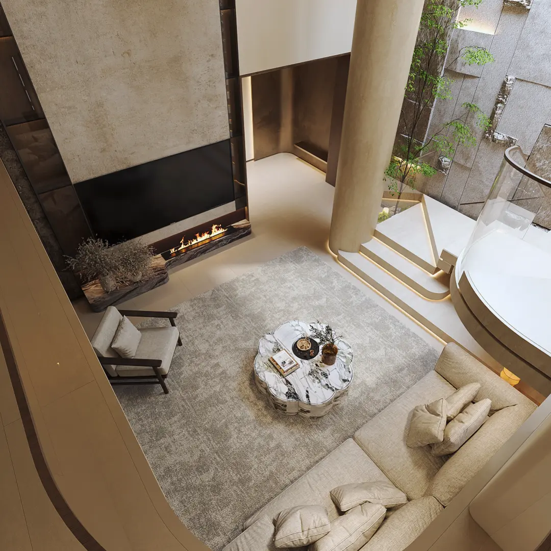 没有乍见的惊艳，只有久处的安然。微水泥的墙面保留了手工的痕迹，原木的纹...