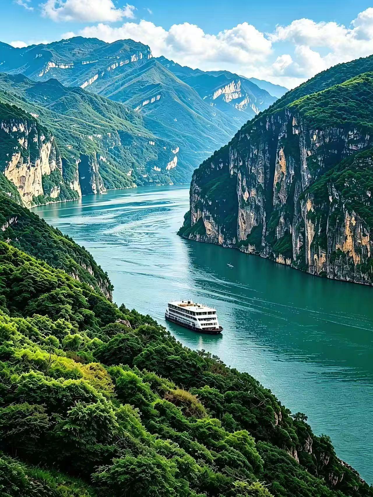 西安五一出逃｜课本里的三峡，比想象更震撼。五月的西安开始燥热 不如去三...