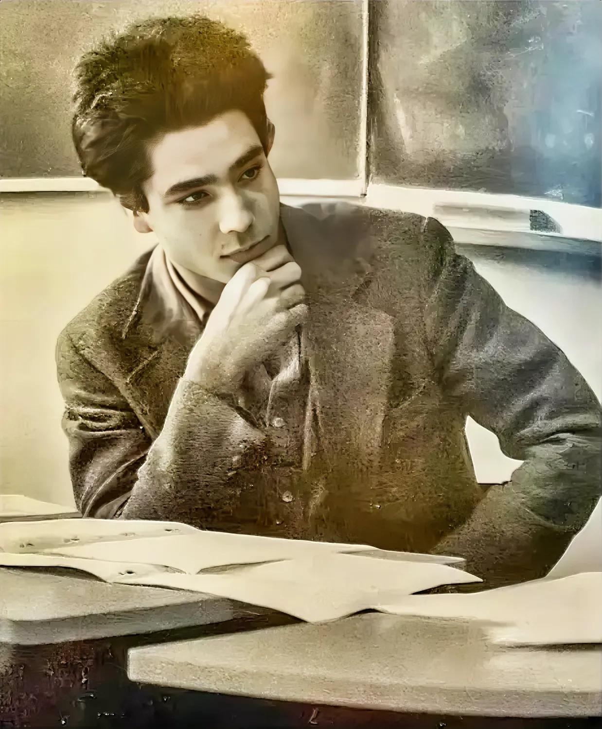 年轻时的布林肯老帅了。