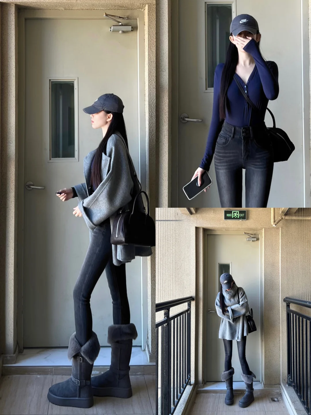 灰➕蓝！必须是今年冬季显贵搭法！