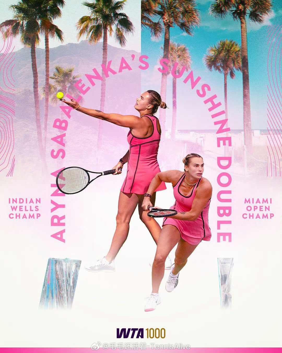 【萨巴伦卡迈阿密夺冠之路】🏆🏆🏆决赛：6-2 4-6 6-3高芙4🔥半决