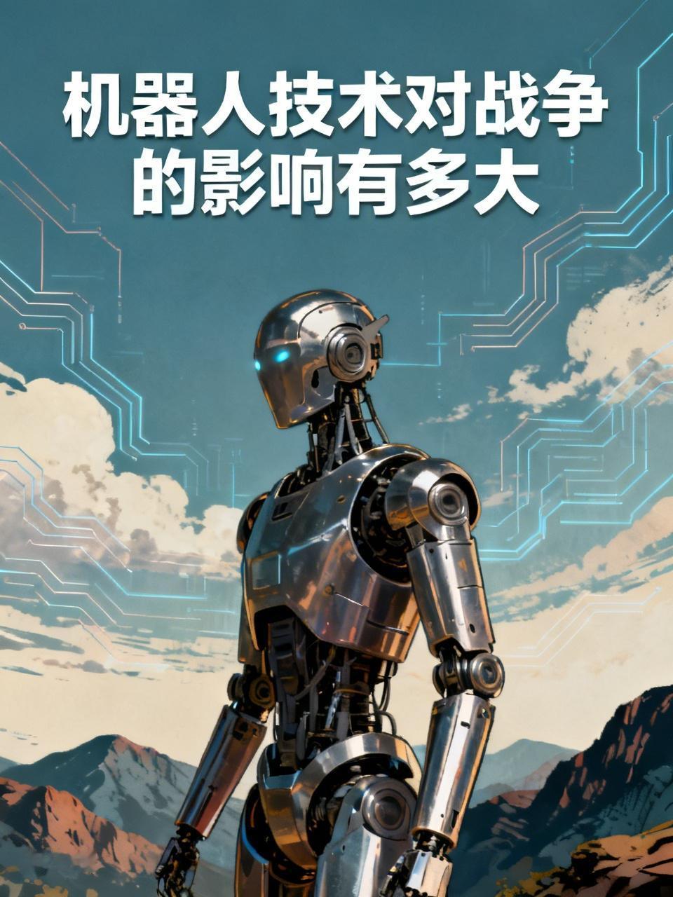 机器人技术对战争的影响堪称颠覆性。在俄乌、美伊战争中，科技就已改写作战模式。无人