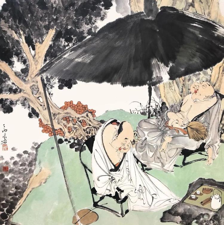 上联：坐躺茅亭疑醉酒
下联：[玫瑰]

网络图片/诚谢侵删