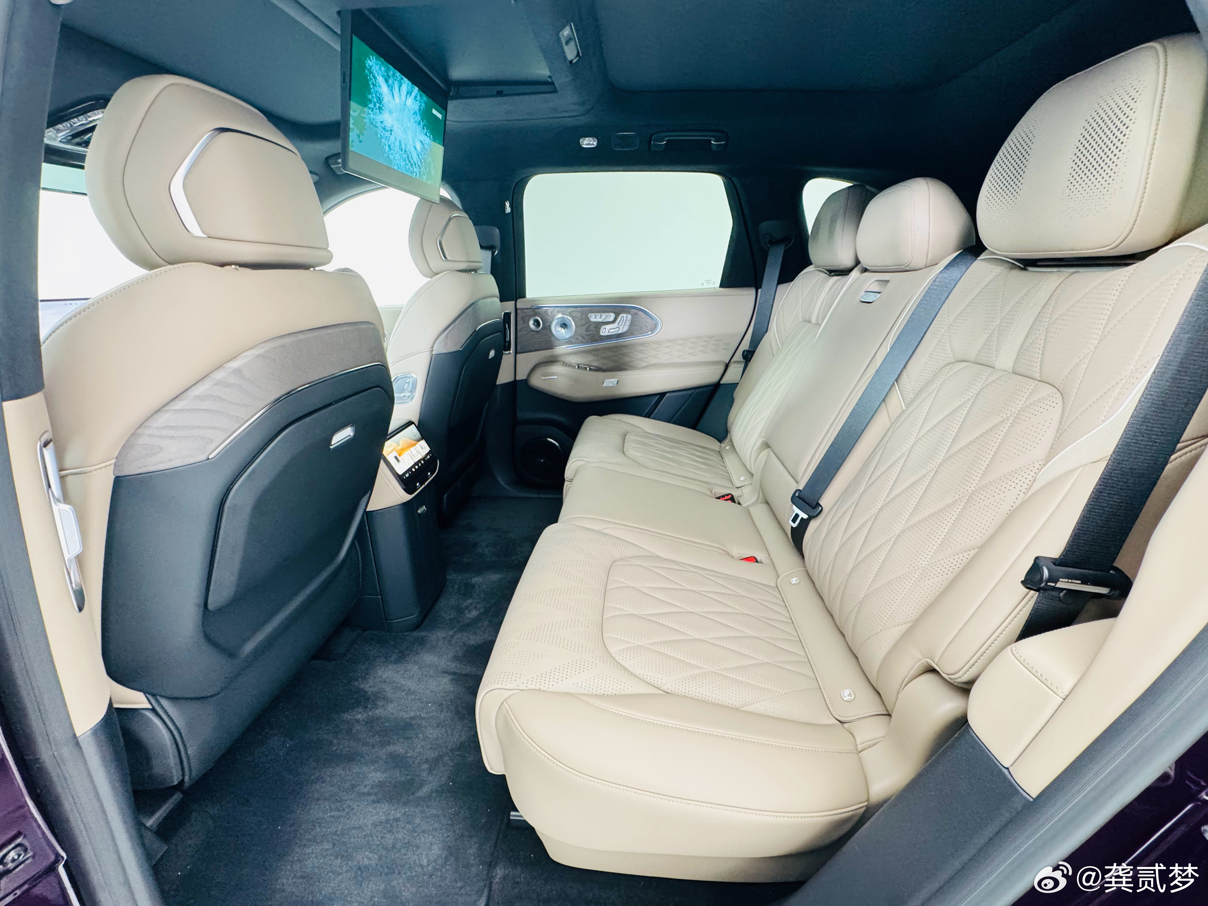 给大家看看极氪8X内饰的图片吧昨天豪华版并没有体验很久，但是豪华感还是挺到位的不