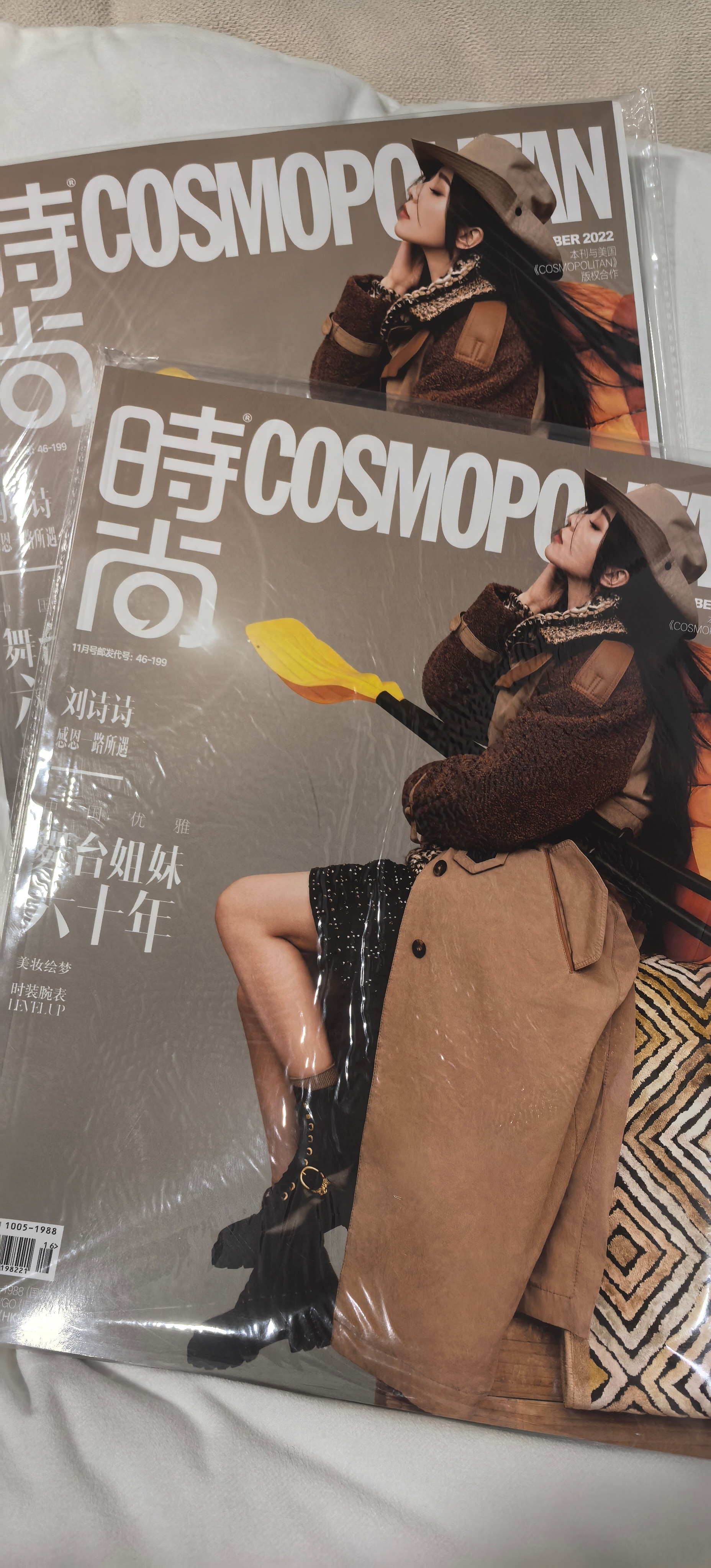 抽一个小狮子送刘诗诗杂志，评论即可