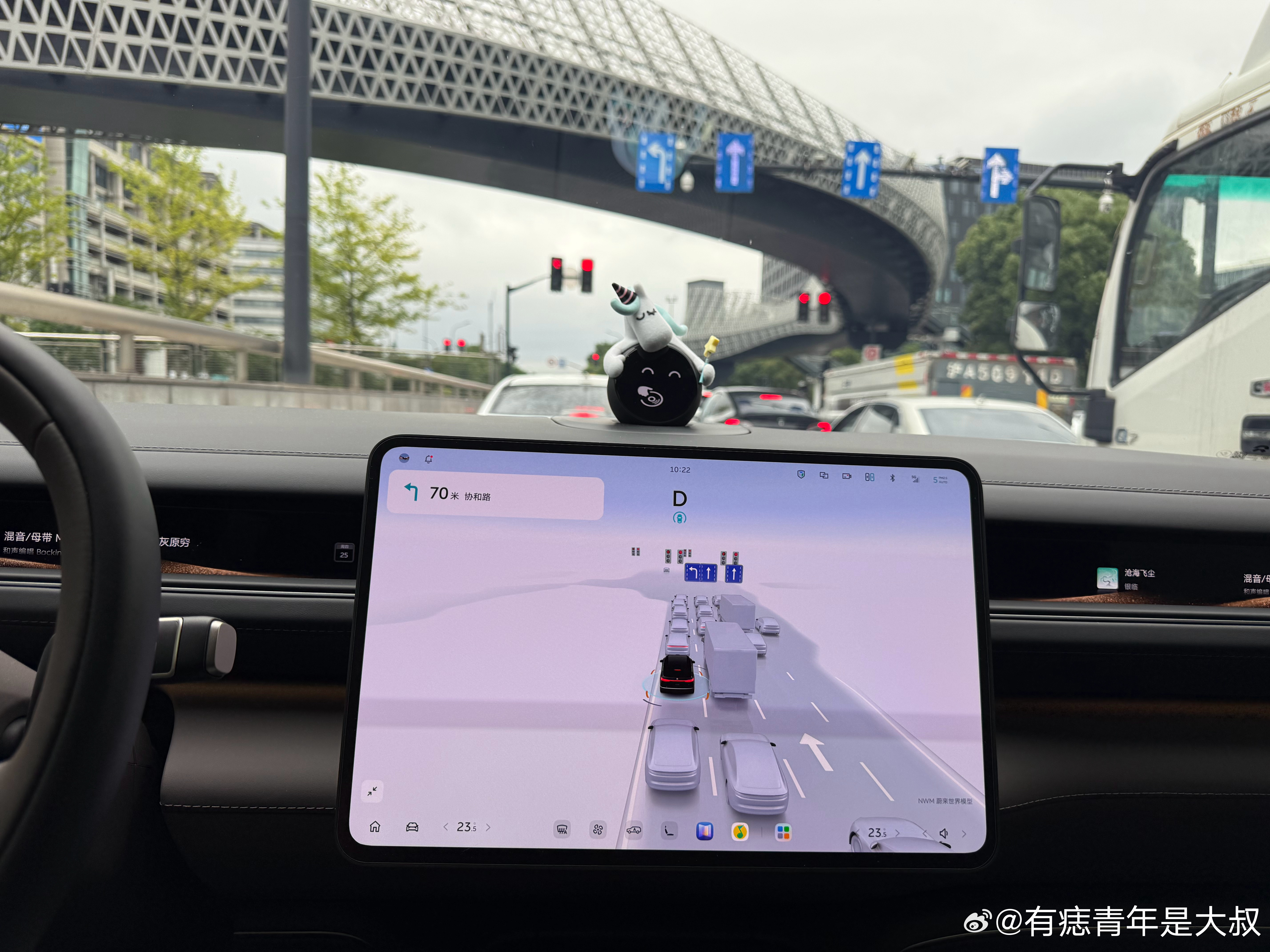 每日一吹，早上开过来又是0接管意愿蔚来