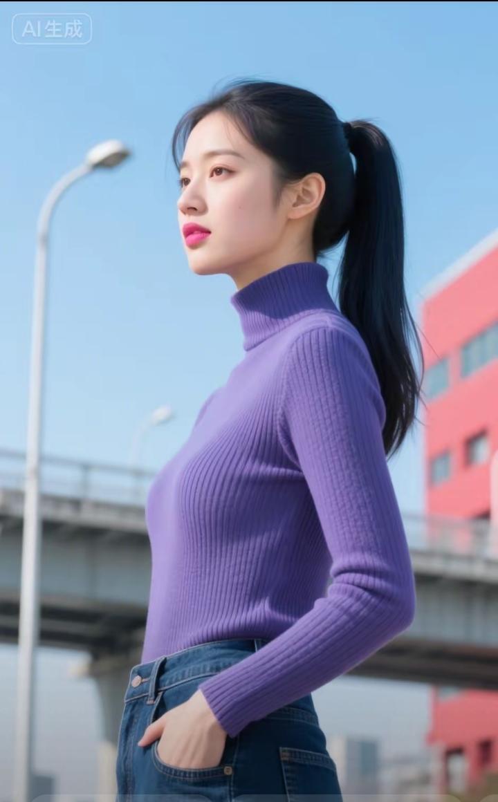 这位姑娘穿紫色毛衣，侧身看远方。用一句简单的话，描述一下婆媳关系 你听过最骗人的