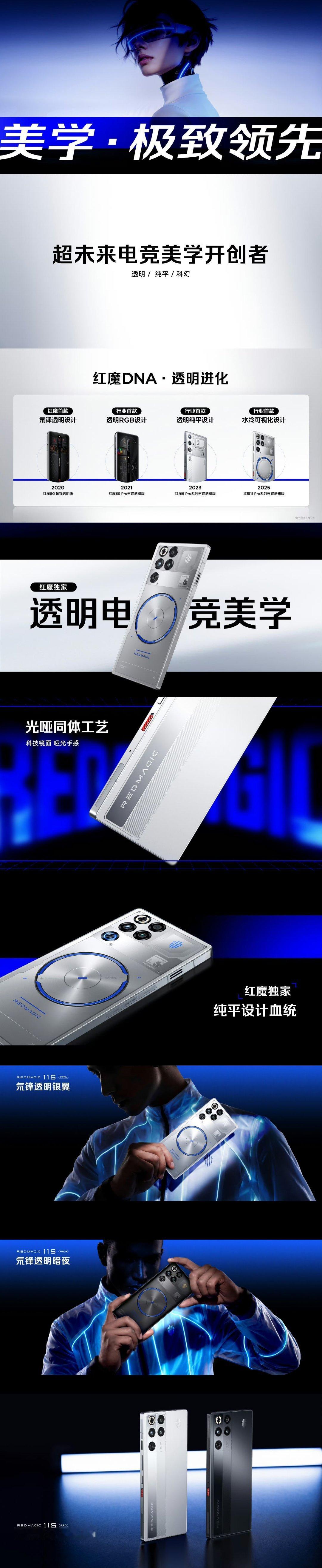 红魔11SPro系列新品发布会正式开始!①红魔 · 超未来电竞美学的开创者②红魔