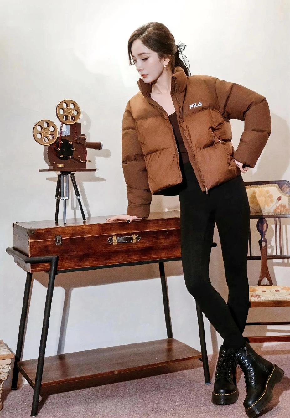 @杨幂 ～FILA·down jacket[比心]