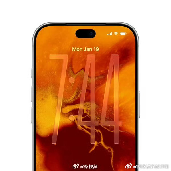 iPhone18Pro模具偷跑iPhone 18 Pro的金属模具曝光，从顶部的