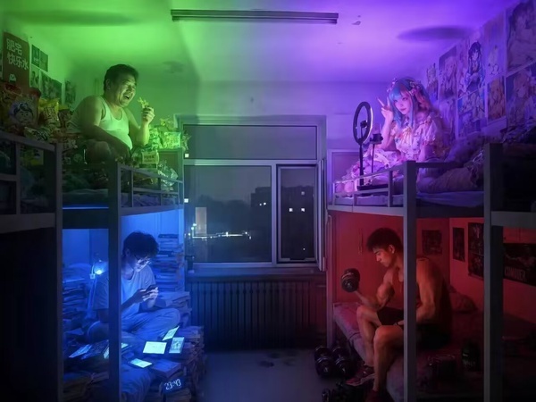 晚安，朋友们，祝大家心想事成