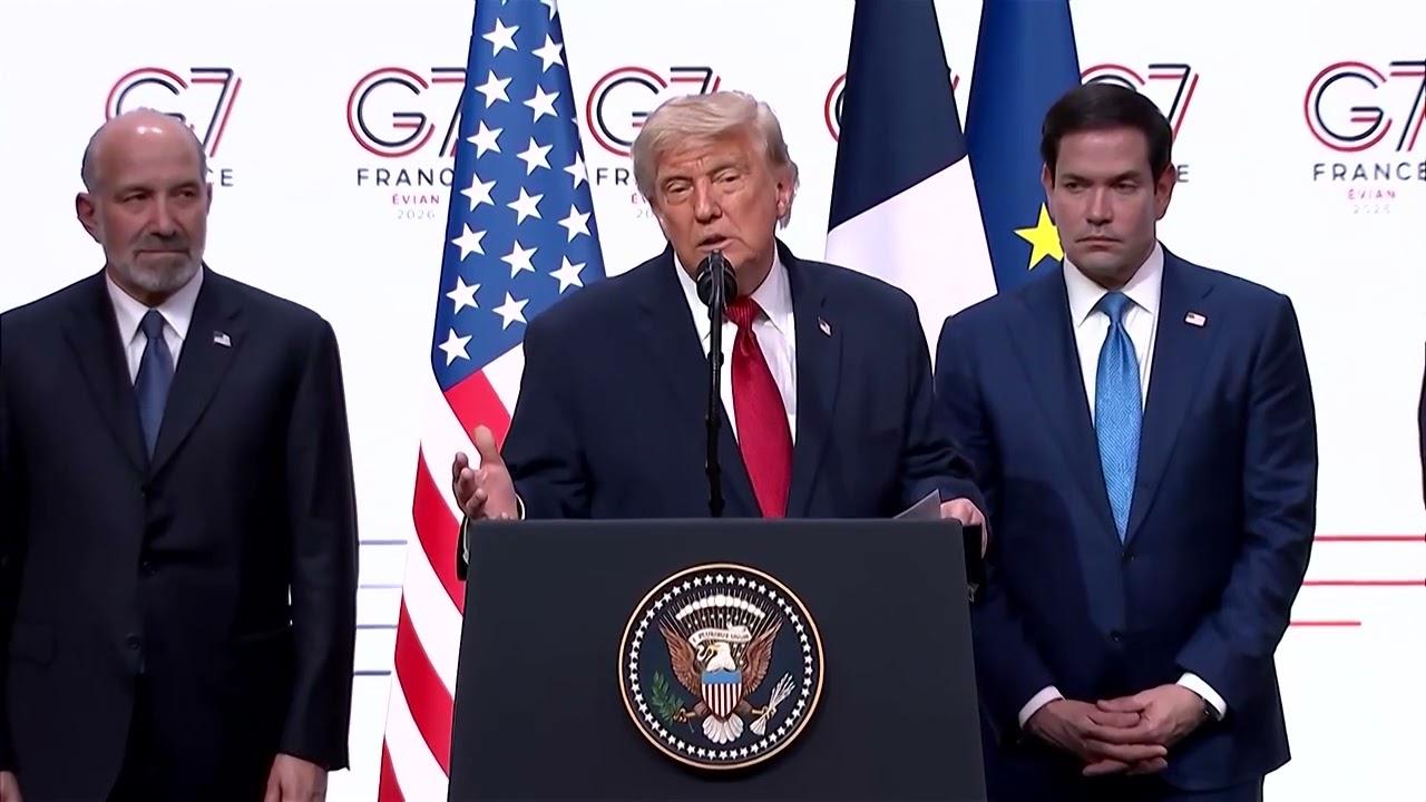 据英国广播公司报道，七国集团峰会刚散，美国总统唐纳德·特朗普就当着记者的面，把话