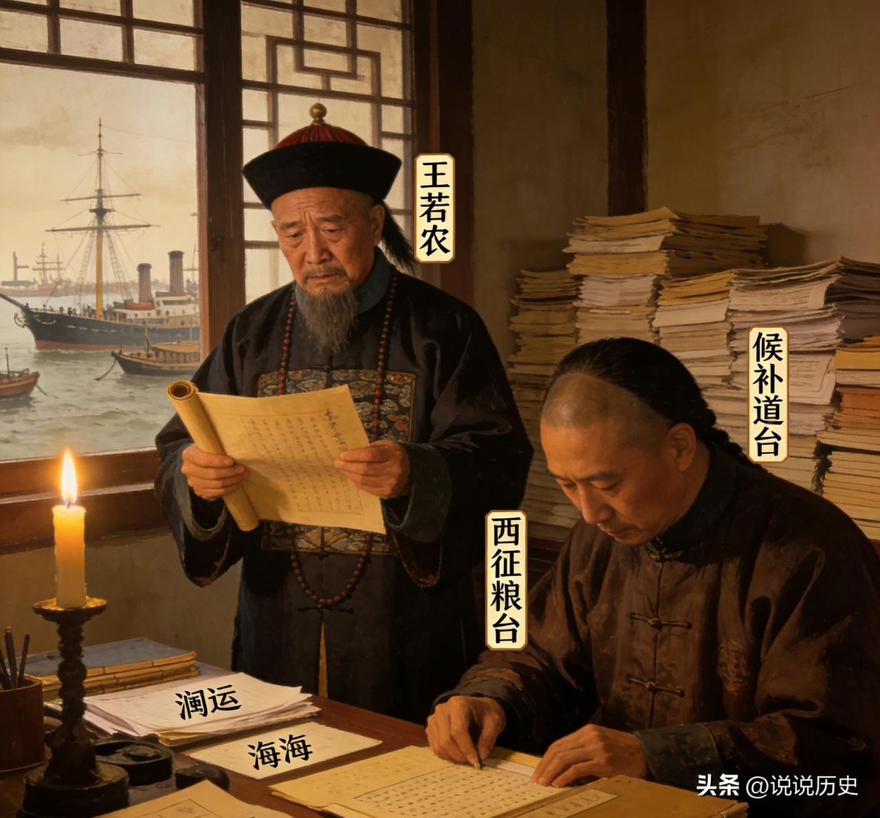 左宗棠收复新疆后，感到对不起负责西征粮台的王若农，此人跟了他十几年，却始终不能补