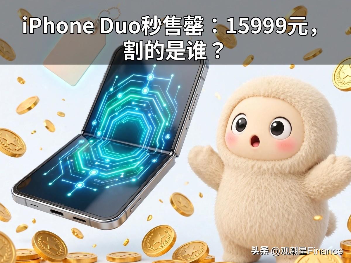 iPhone Duo秒售罄：15999元，割的是谁？
10月16日晚8点，苹果首
