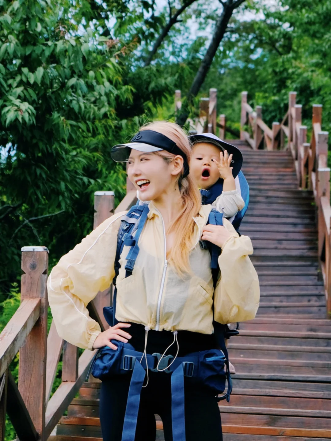 16月龄每周一山｜徒步昌平超美森林步道