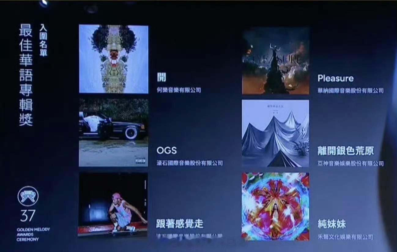 单依纯的《纯妹妹》在本届金曲奖入围了好几个奖：最佳国语女歌手、最佳华语专辑、最佳