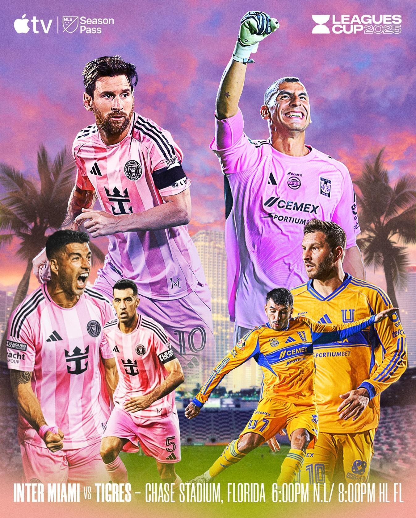 【明日比赛日好好加油[加油]】🏆北美联杯⚽迈阿密国际vs墨西哥老虎⏰北京时间8