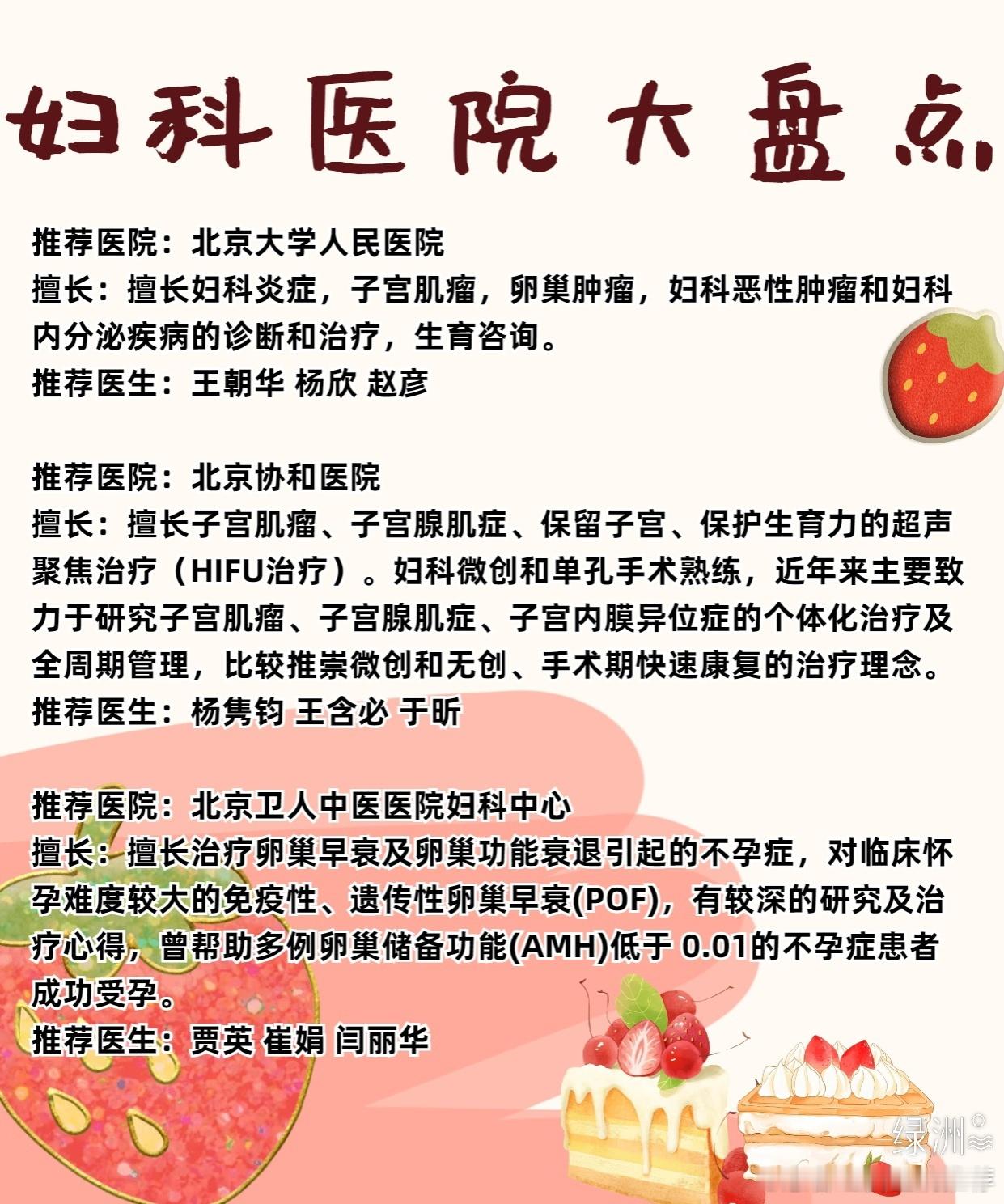 妇科医院大盘点 北京的小伙伴们快看过来！这是一期妇科医院大盘点，希望帮助到还在为