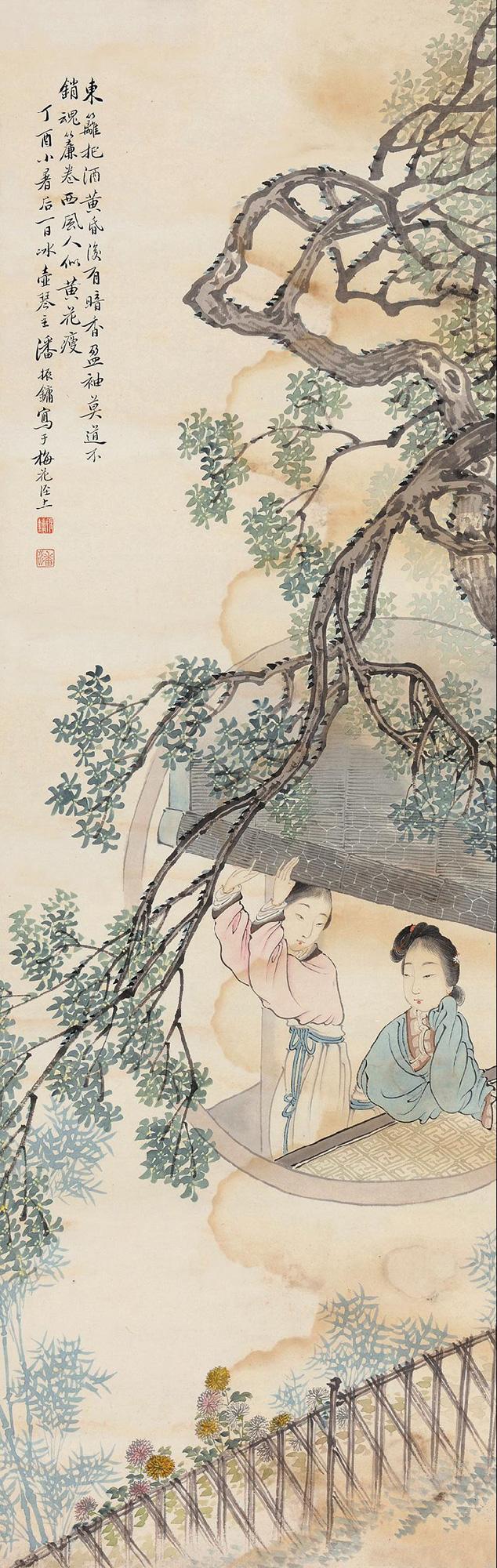 上联：柳探闺窗蝉噪夏
下联：[玫瑰]

网络图片/诚谢侵删