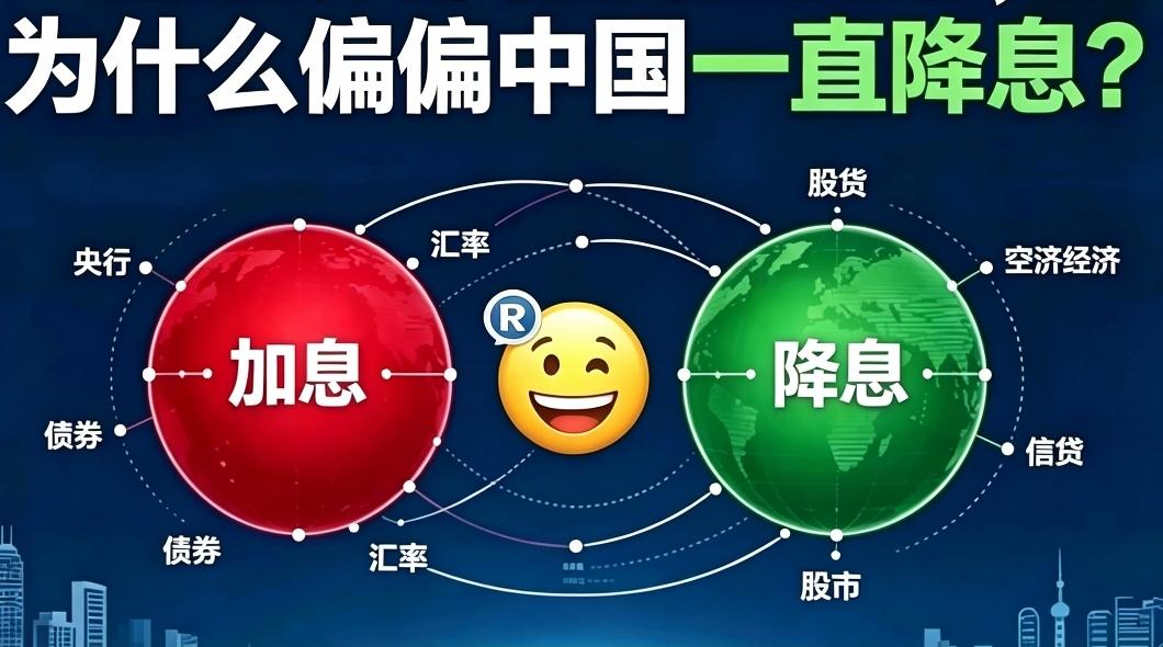 放眼全球都在加息，我们为何偏偏降息？美联储、欧央行接连加息，韩国、菲律宾，日本等