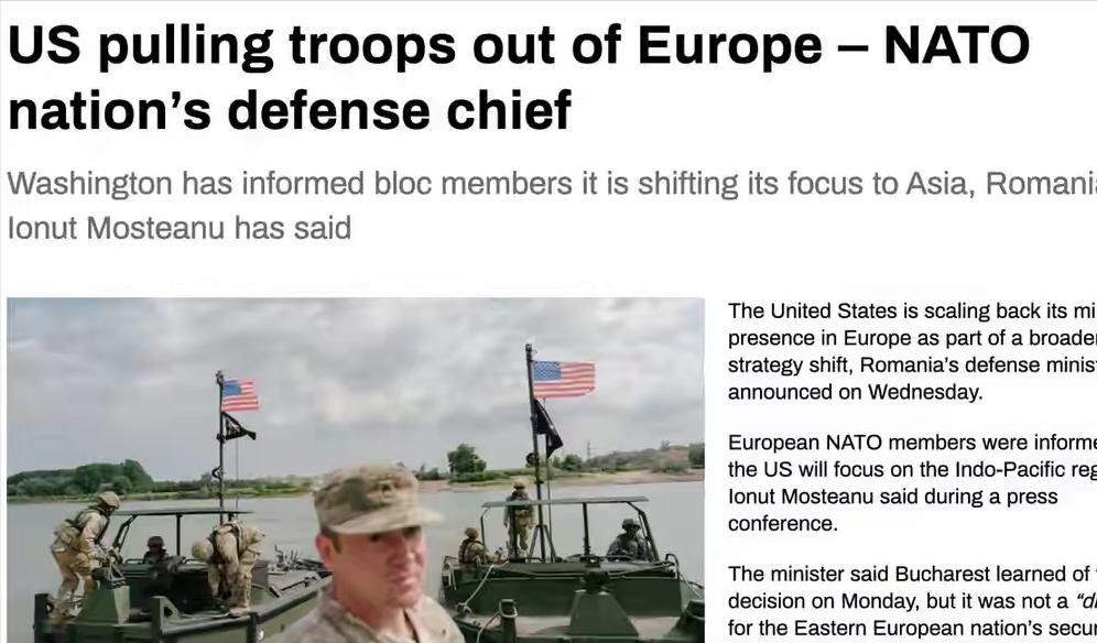 千万不要被特朗普假象蒙蔽！美军已经开始大面积从欧洲撤军，并且集中力量部署在印太地