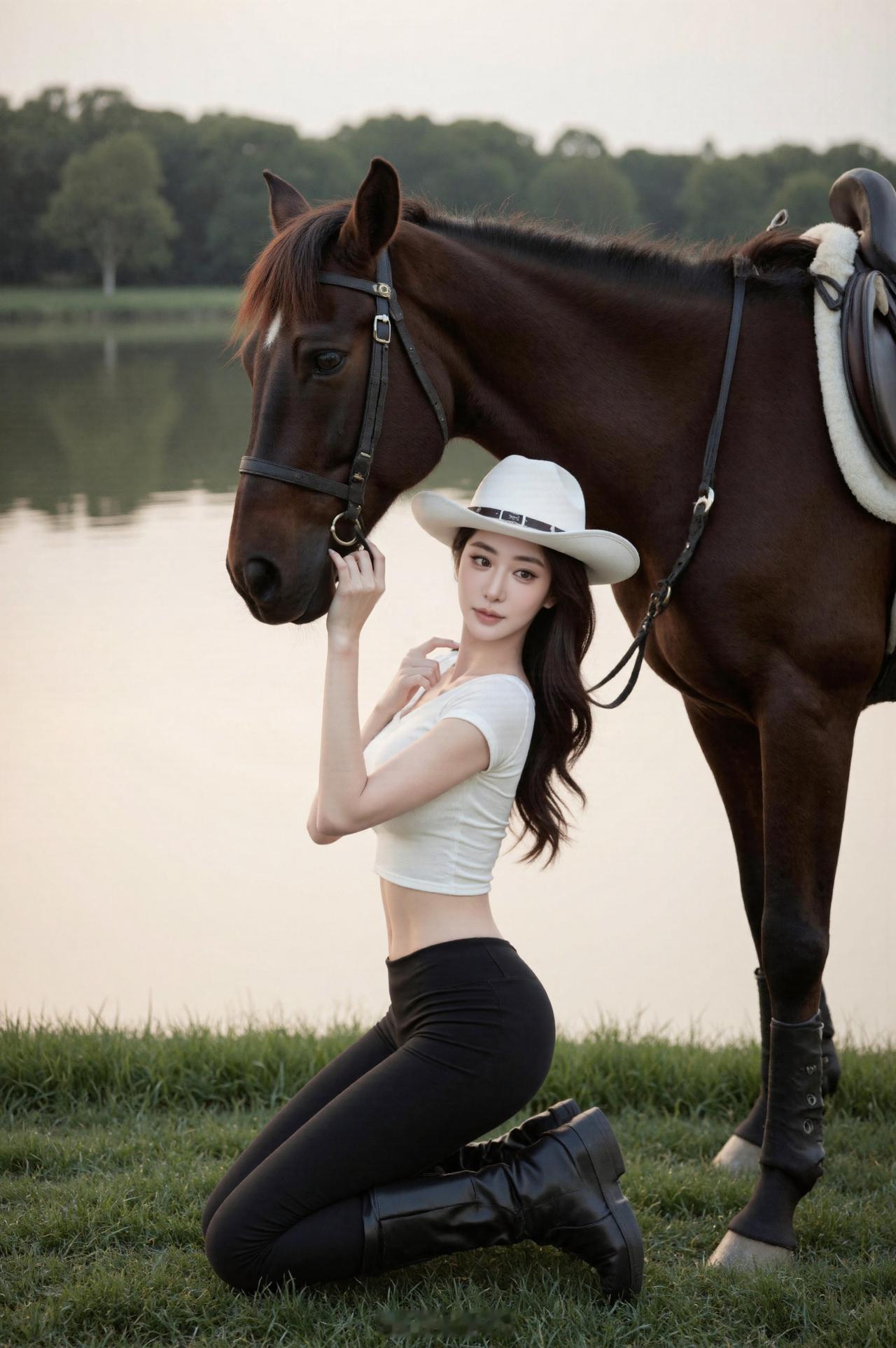 晒图笔记大赛美女穿搭写真